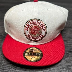 San Francisco Warriors Retro New Era Hat 7 3/4
